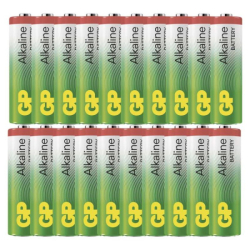 Alkalická baterie GP Alkaline AA (LR6), 20 ks, 20 ks