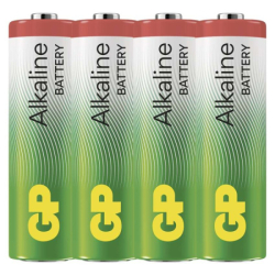 Alkalická baterie GP Alkaline AA (LR6), 4 ks, 4 ks