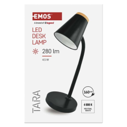 LED stolní lampa TARA, černá