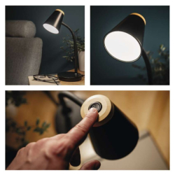 LED stolní lampa TARA, černá