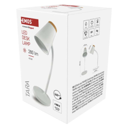 LED stolní lampa TARA, bílá