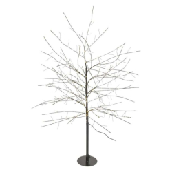 LED svítící stromek, 120 cm, venkovní i vnitřní, teplá bílá, časovač
