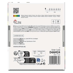 LED vánoční řetěz, 18 m, venkovní i vnitřní, multicolor, programy, časovač