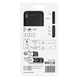 Powerbanka EMOS AlphaQ3, 10 000 mAh, 22,5 W, černá