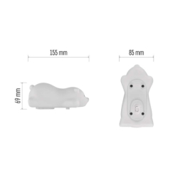 LED noční světlo medvěd P3325, nabíjecí