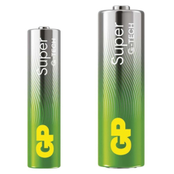 GP alkalická baterie SUPER AA 12 + AAA 12 + LED řetěz BL