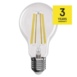 LED žárovka Filament A60 / E27 / 11 W (100 W) / 1 521 lm / teplá bílá / stmívatelná