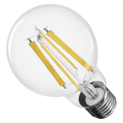 LED žárovka Filament A60 / E27 / 11 W (100 W) / 1 521 lm / teplá bílá / stmívatelná