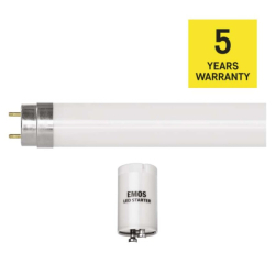 LED zářivka T8 15 W 120 cm studená bílá, 10 ks