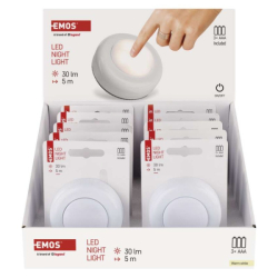 LED noční světlo P4722 na 3× AAA, 10 ks, display box, 10 ks