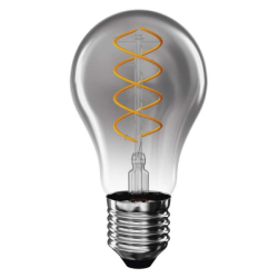 LED žárovka DECO SMOKED A60 / E27 / 4,5 W (19 W) / 180 lm / flame