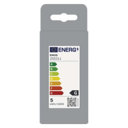 LED žárovka DECO SMOKED A60 / E27 / 4,5 W (19 W) / 180 lm / flame
