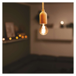 LED žárovka DECO SMOKED A60 / E27 / 4,5 W (19 W) / 180 lm / flame
