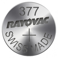Knoflíková baterie do hodinek RAYOVAC 377, 10 ks