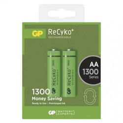 Nabíjecí baterie GP ReCyko+ 1300 (AA), 2 ks