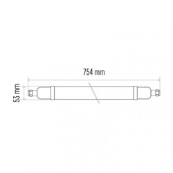 LED prachotěsné svítidlo DUSTY 18W NW, IP65