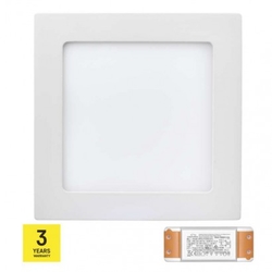 LED panel TRIAK 170×170, čtvercový přisazený bílý, 12W n. b.