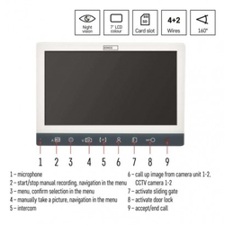 Sada videotelefonu EMOS EM-10AHD s ukládáním snímků