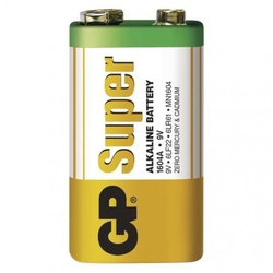 Alkalická baterie GP Super 9V (6LF22), 4 ks