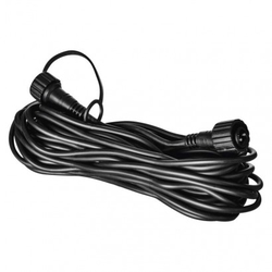 Prodlužovací kabel pro spojovací řetězy Profi černý, 10 m, venkovní i vnitřní