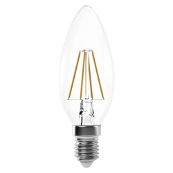 LED žárovka Filament Candle 4W E14 neutrální bílá