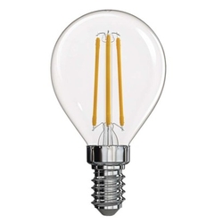 LED žárovka Filament Mini Globe 4W E14 teplá bílá