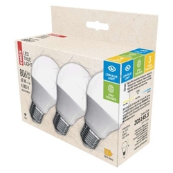 LED žárovka True Light 7,2W E27 neutrální bílá, 3 ks