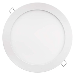 LED vestavné svítidlo PROFI, kruhové, bílé, 18W neutrální bílá