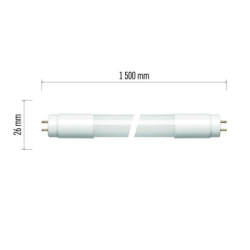 LED zářivka T8 24,3 W 150 cm neutrální bílá, 25 ks