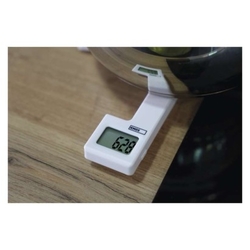 Digitální kuchyňská skládací váha EV028, bílá