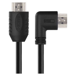 HDMI 2.0 high speed kabel A vidlice - A vidlice 90° 1,5 m