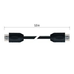 HDMI 2.0 high speed kabel A vidlice – A vidlice 5 m