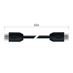 HDMI 2.0 high speed kabel A vidlice – A vidlice 5 m