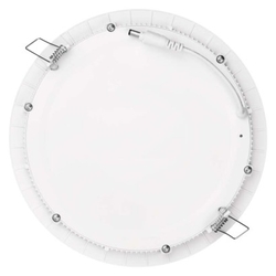 LED vestavné svítidlo PROFI, kruhové, bílé, 18W neutrální bílá