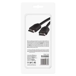 HDMI 2.0 high speed kabel A vidlice – A vidlice 0,75 m