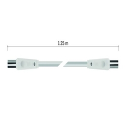 Anténní koaxiální kabel stíněný 1,25m – rovné vidlice