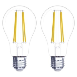 LED žárovka Filament A60 5,9W E27 teplá bílá, 2 ks