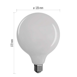 LED žárovka Filament G125 11W E27 neutrální bílá