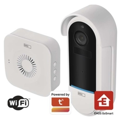 GoSmart Domovní bezdrátový bateriový videozvonek IP-15S s WiFi