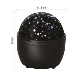 LED dekorativní projektor – hvězdy, 3x AA, vnitřní