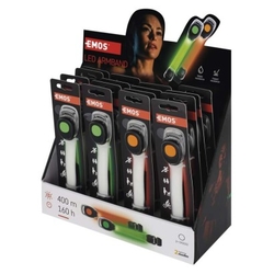 LED náramek, 10 lm, 2× CR2032, 16 ks, display box, 16 ks