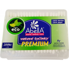 AbellA Premium ECO vatové tyčinky box, 200 ks