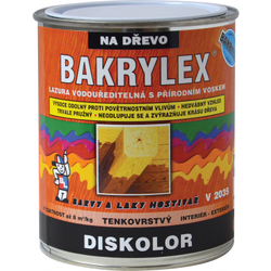 Bakrylex Diskolor V2035 lazura na dřevo s voskem 0020 kaštan, 700 g