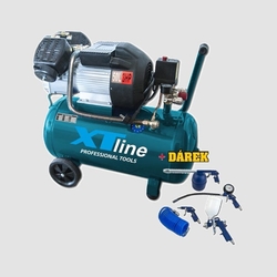 Kompresor 3,0HP 2,2KW 8bar 50L + dárek sada 5dílná XT10065